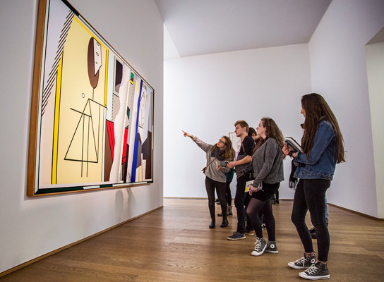 Paston students on art gallery trip