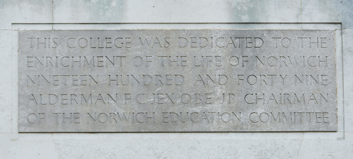 Historic sign from City College